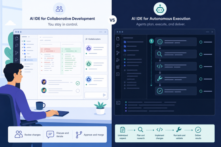 Cursor vs Windsurf: collaborative IDE review workflow beside autonomous agent cascade