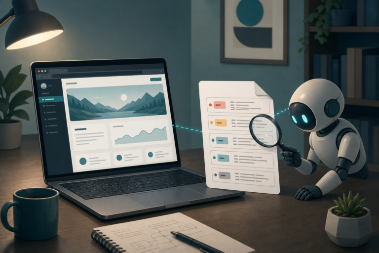 AI debugging logs: a Cursor agent reading structured runtime log lines from a local file beside a running app